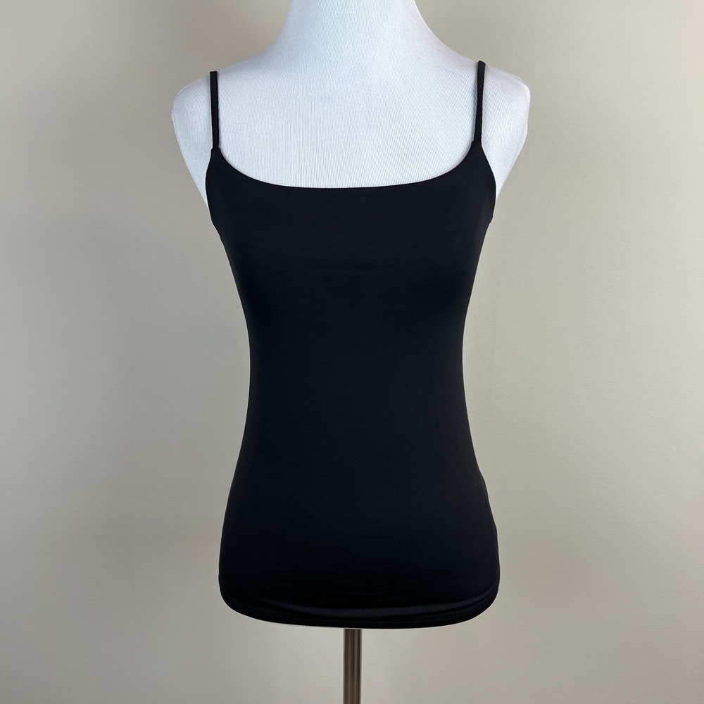 Express Body Contour Tank Top Womens XS Black Slim Fitted Compression Stretch